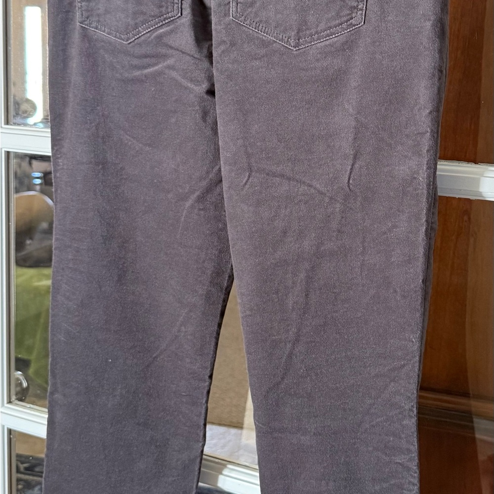 Talbots Women's Charcoal Straight Leg Velveteen Jeans - Picture 6 of 6